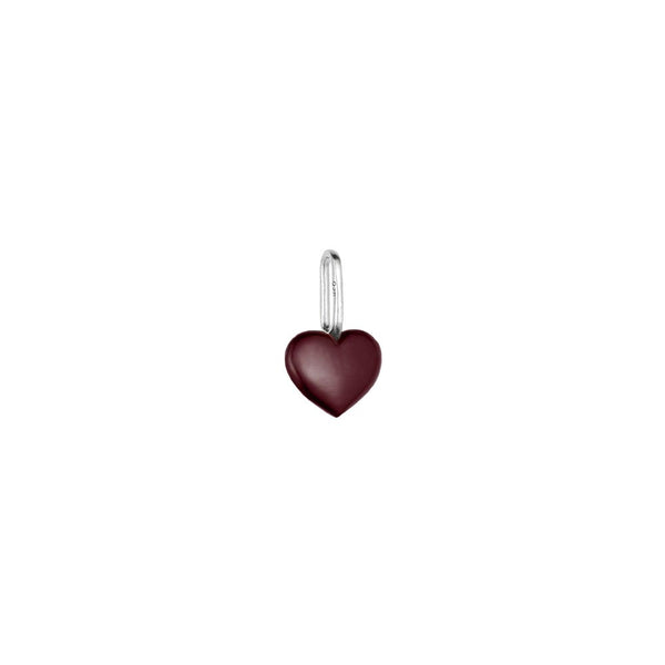 Close to my Heart. Enamel charm, Silber