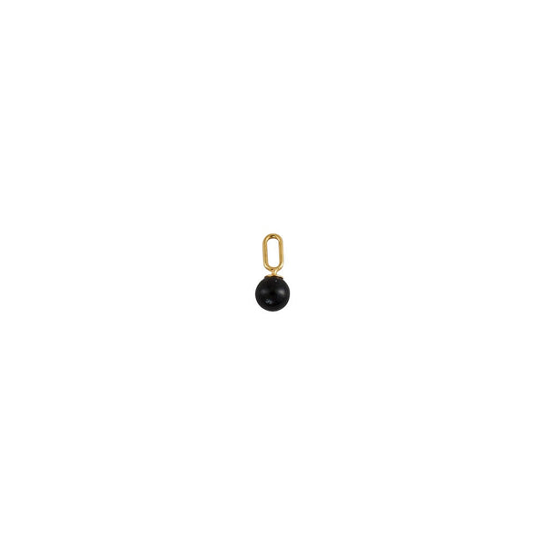 Steintropfen-Anhänger 5mm (18k Vergoldet)