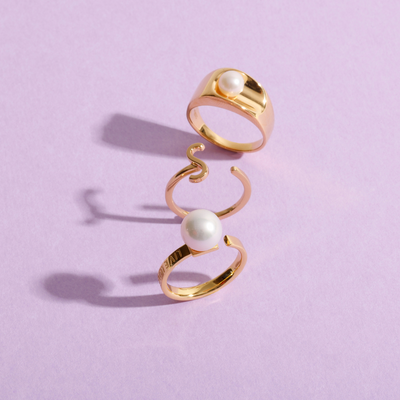 Perlen und Edelsteine Ringe
