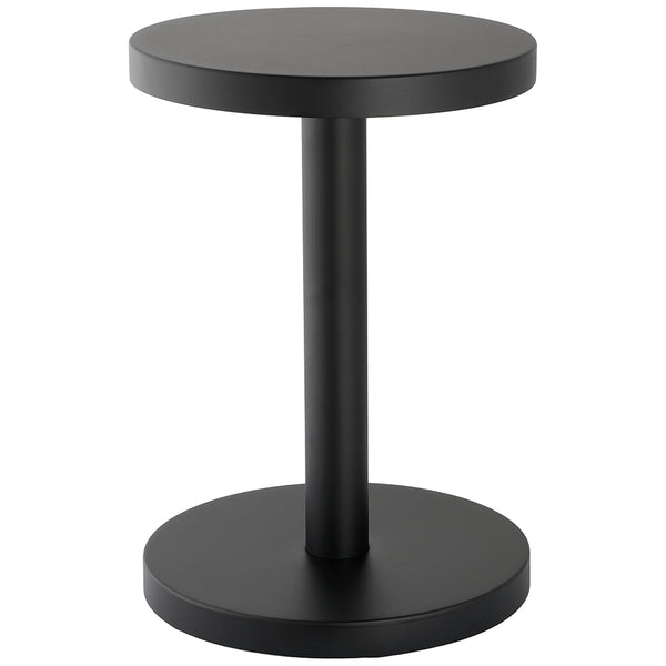 STORD Hocker & Beistelltisch – Klein 45 cm, Schwarz
