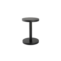 STORD Hocker & Beistelltisch – 3-in-1, Metall, Indoor & Outdoor, Klein 45 cm, Schwarz