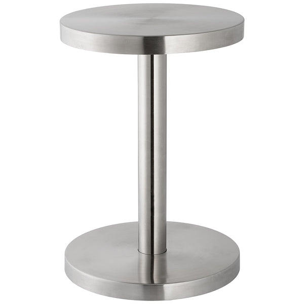 STORD Hocker & Beistelltisch – Klein 45 cm, Edelstahl