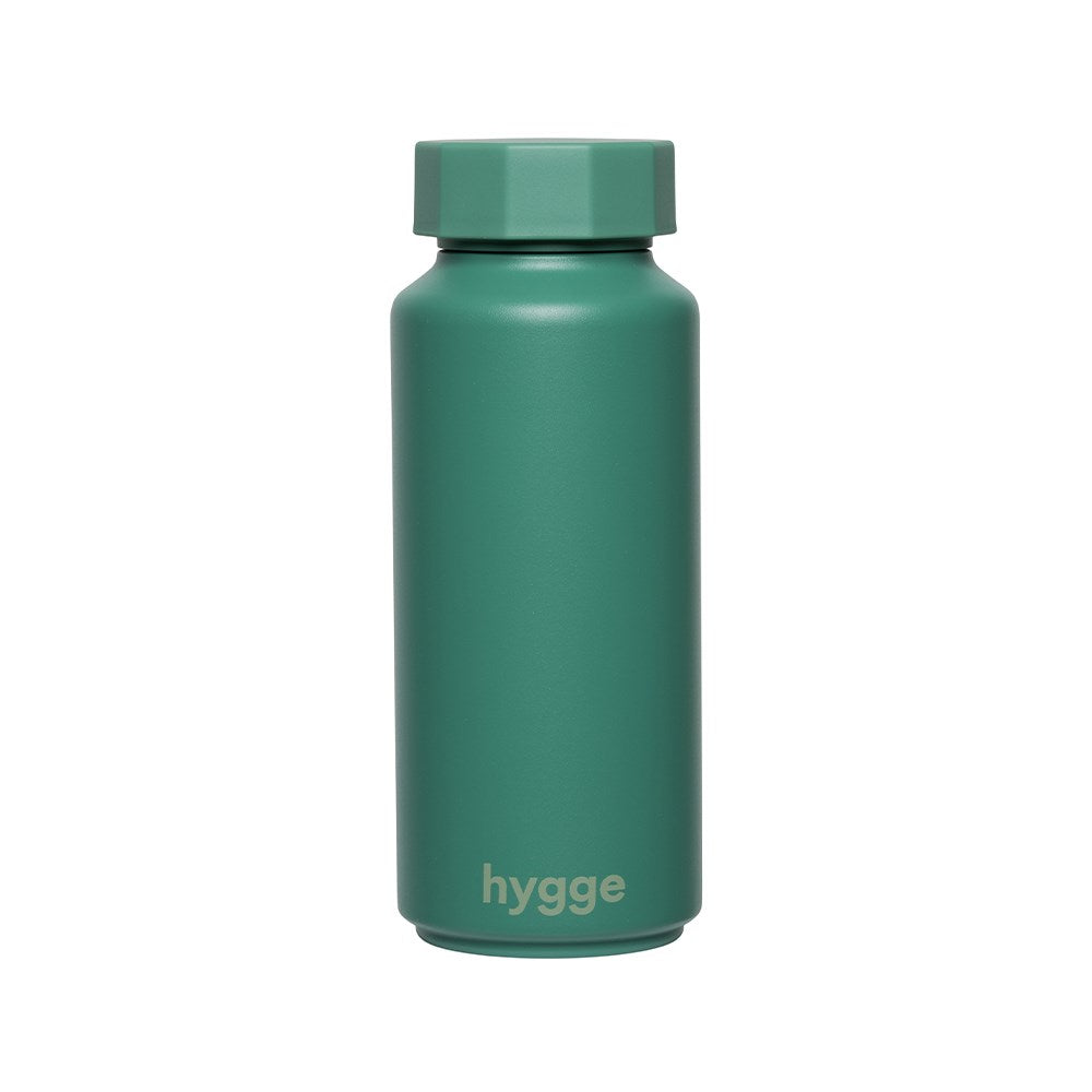 Thermoflasche Ton-auf-ton  - Dark Green Hygge