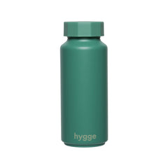 Thermoflasche Ton-auf-ton  - Dark Green Hygge