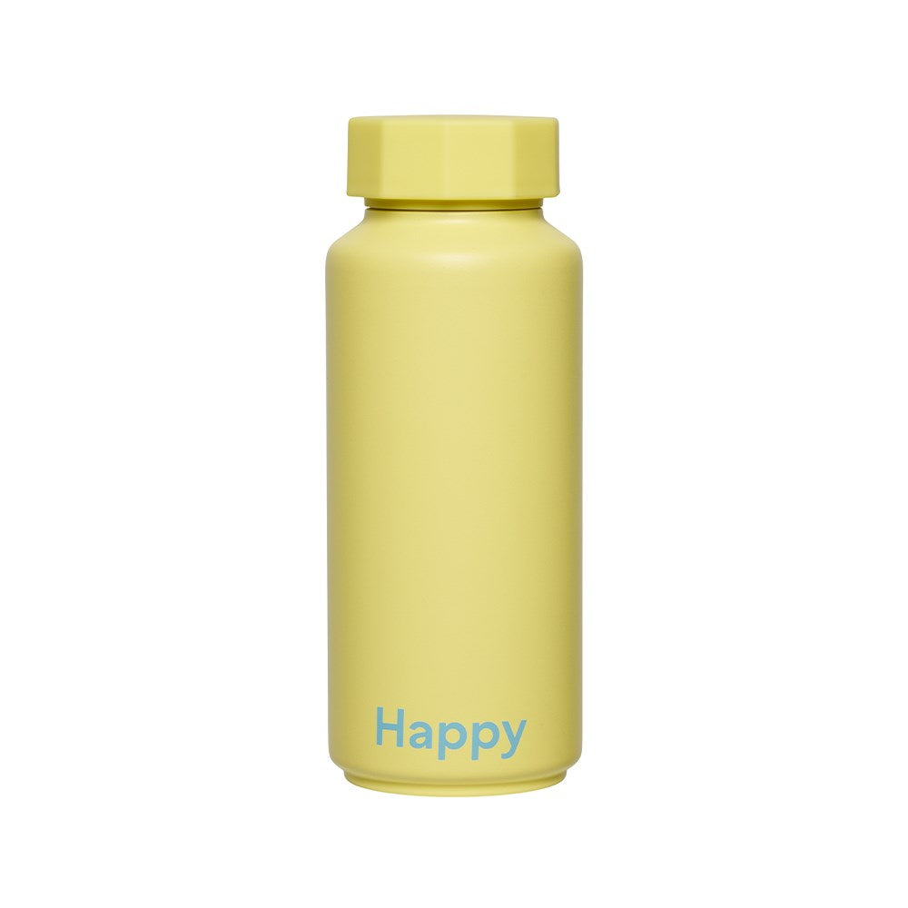 Thermoflasche Ton-auf-ton  - Yellow Happy