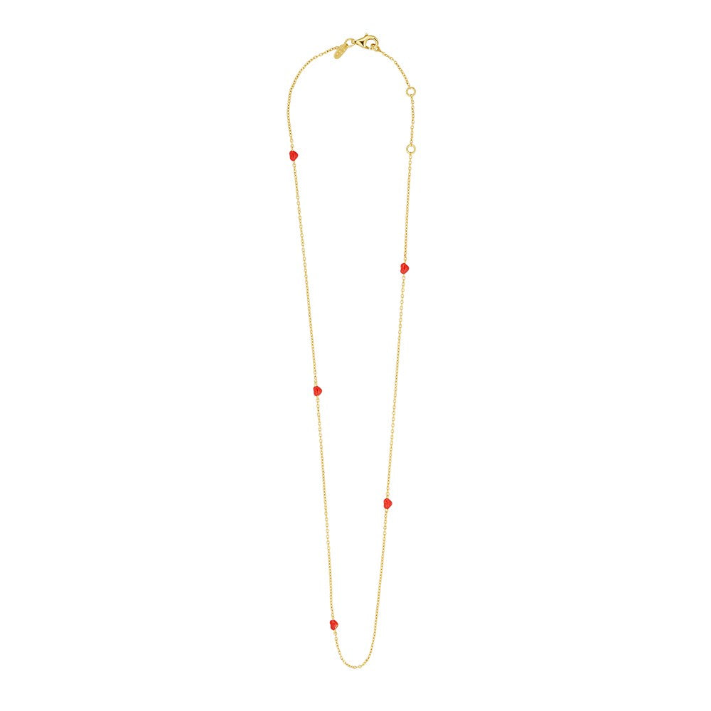 Little Big Love Multiple Hearts Necklace - Goldplated