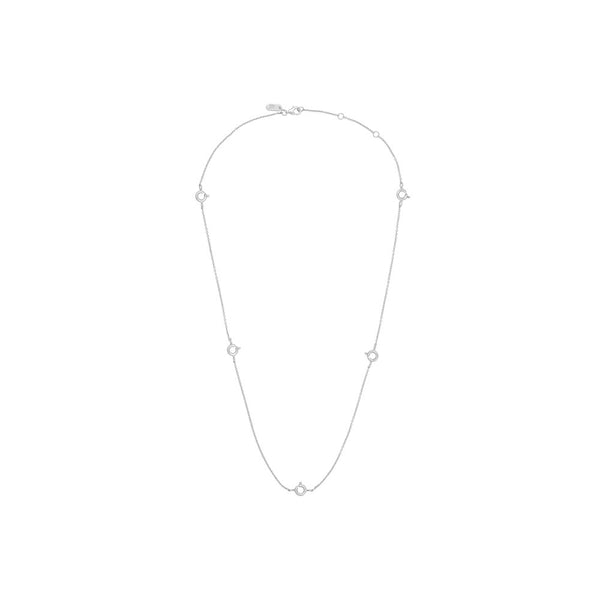 Ruth Anchor Charm-Lock Halskette, Silber – Ansicht 1