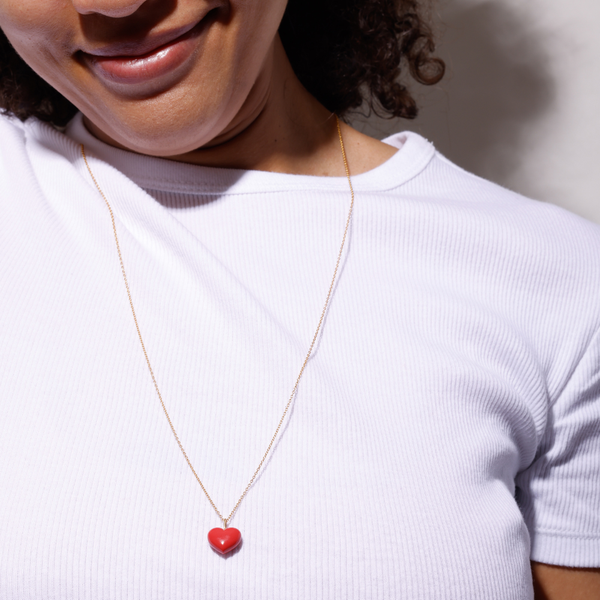 Big Love charm, vergoldet