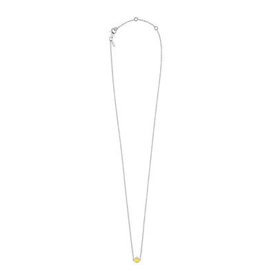 When life gives you lemons. Necklace, silver