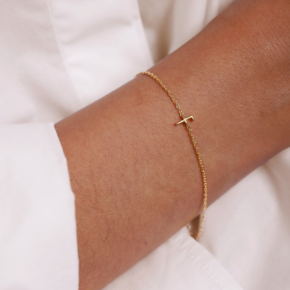 Archetype Bracelet - A-Z Gold plated