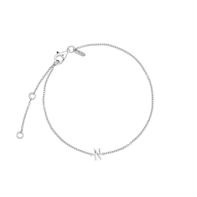 Archetype Bracelet - A-Z Silver