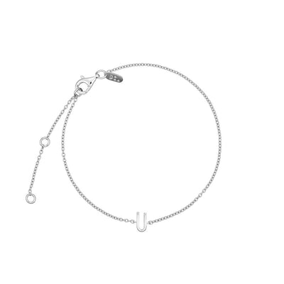 Archetype Bracelet - A-Z Silver