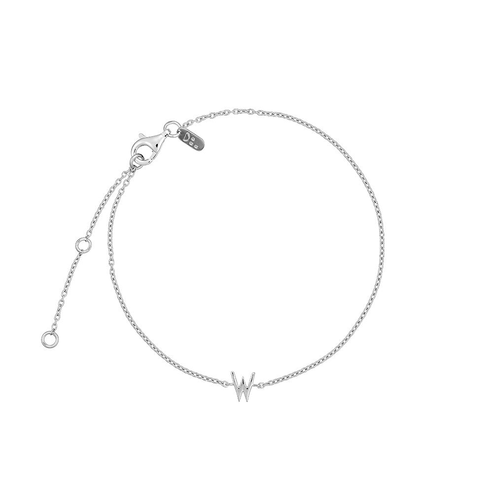 Archetype Bracelet - A-Z Silver