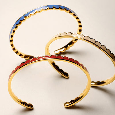 Lace bangle - Brass