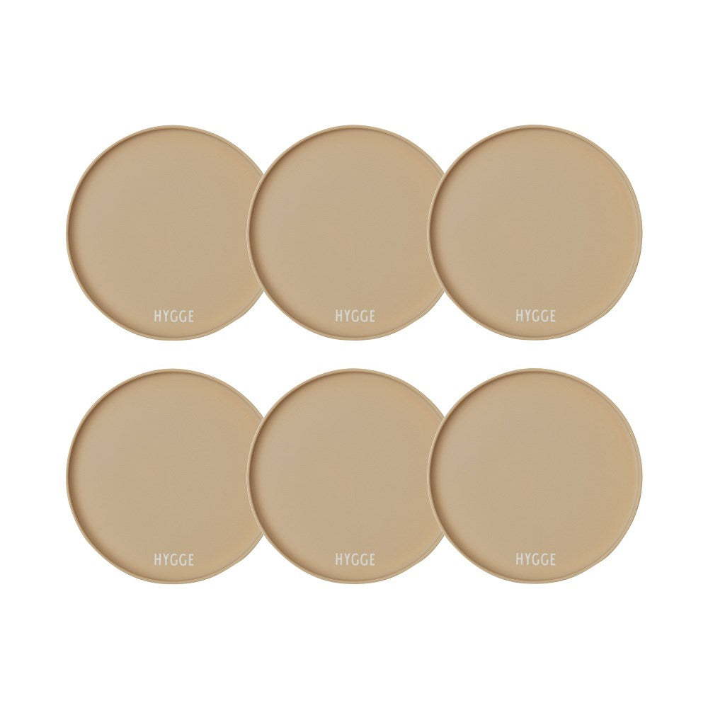 Favourite Plate Set 6 Pcs Beige