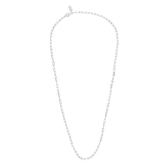 Chunky Square link chain small Silber