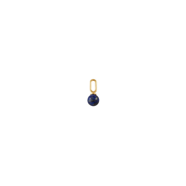 Steintropfen-Anhänger 5mm (18k Vergoldet)