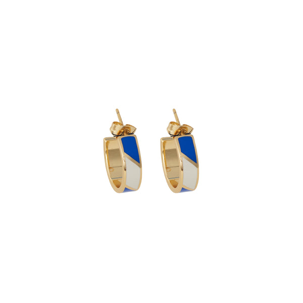 Candy Ohrringe Gestreift 16mm - 2er Set
