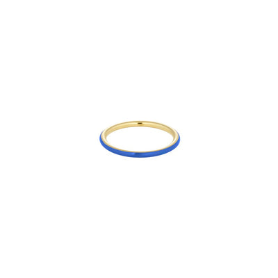 Klassischer Stack Ring Blau