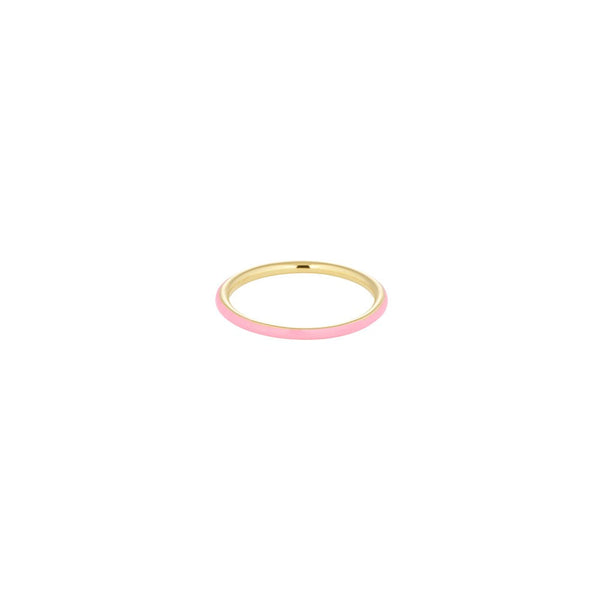 Klassischer Stack Ring Rosa