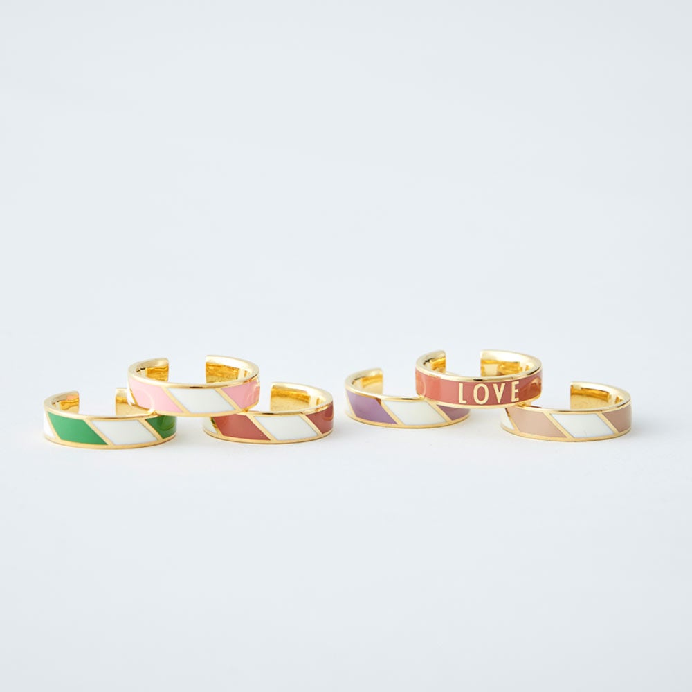 Candy Serie - Gestreifter Ring