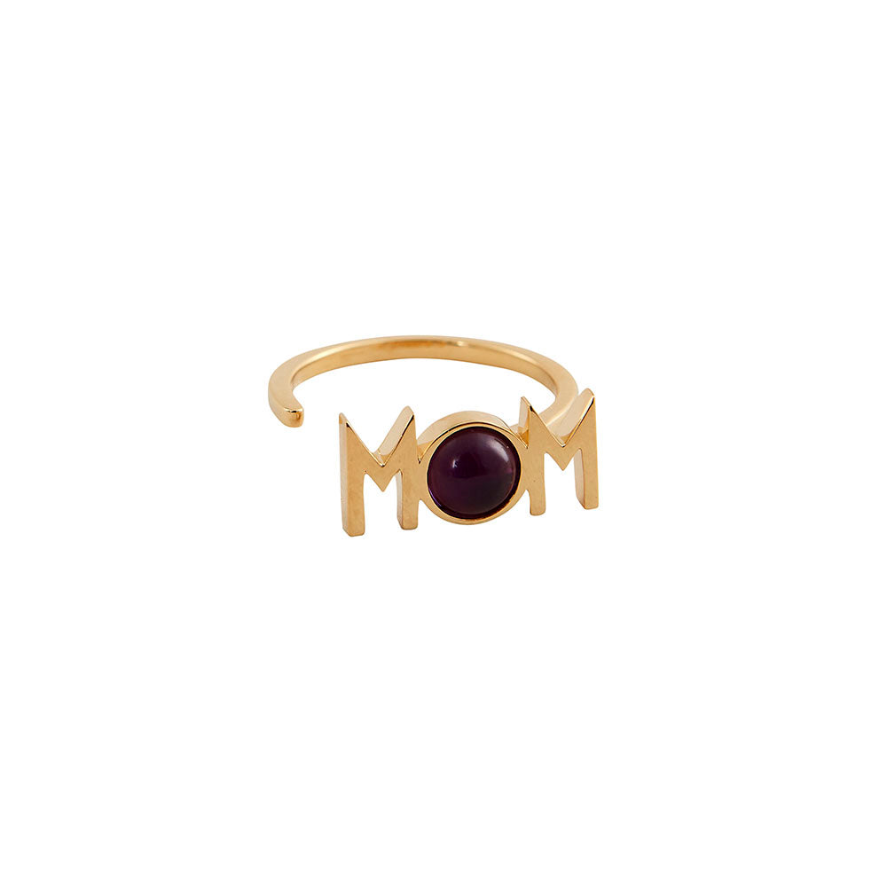 GREAT MOM ring Design Letters DE