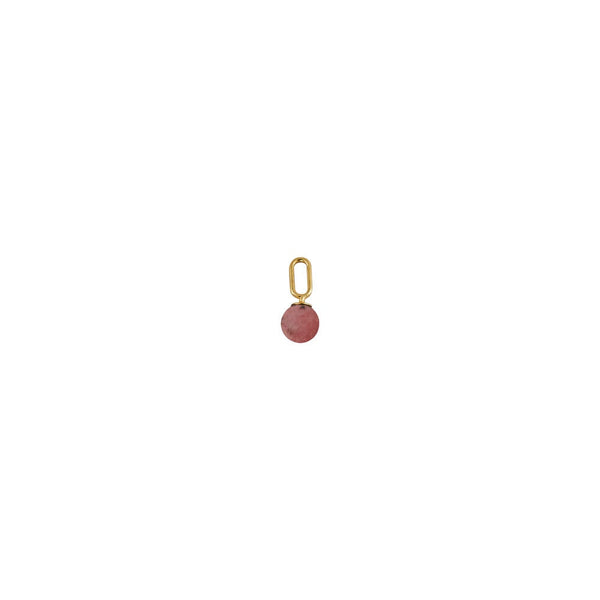 #color_red, Steintropfen-Anhänger 5mm edelstein 18 Karat vergoldetem Silber oder 925er Sterlingsilber